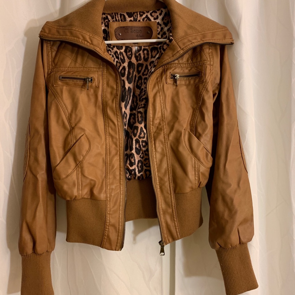 Faux Leather Jacket